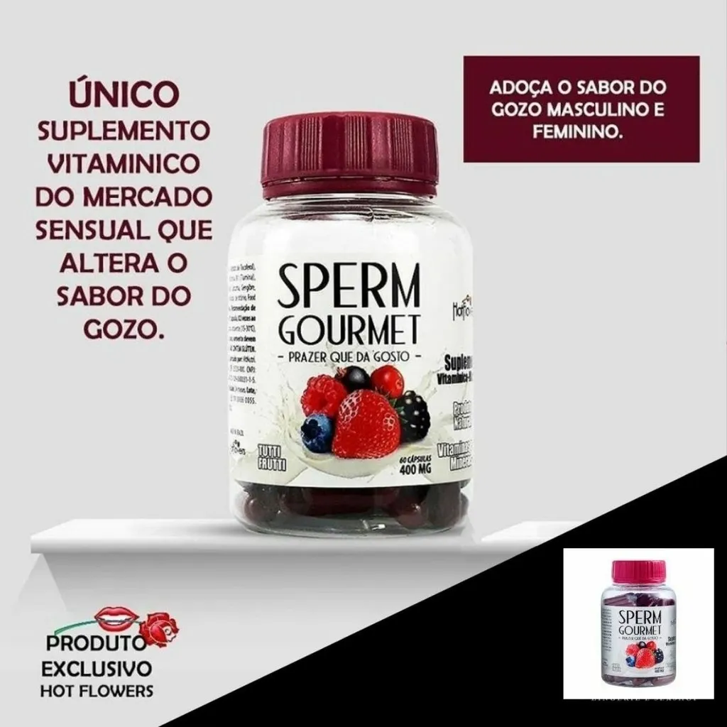 SPERM GOURMET – Oral com delicioso sabor!